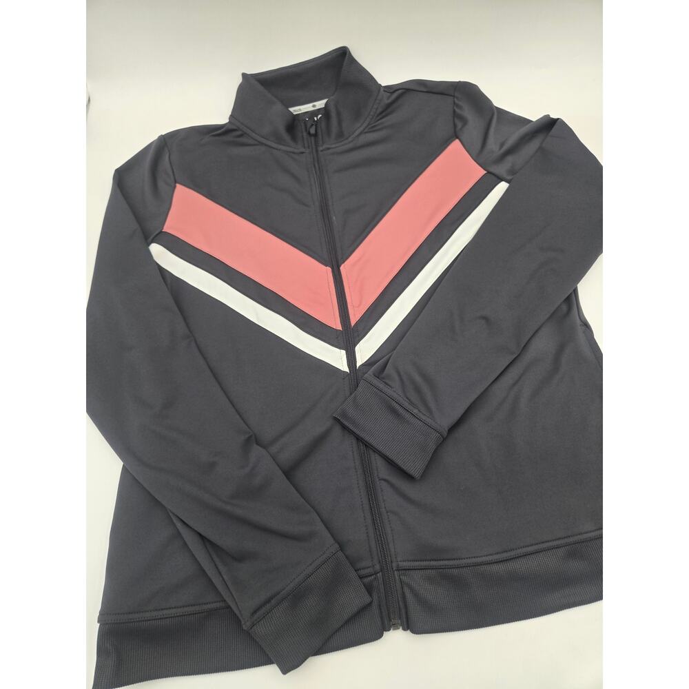 Zelos Track Jacket Womens XL Black Full Zip Athletic NWOT